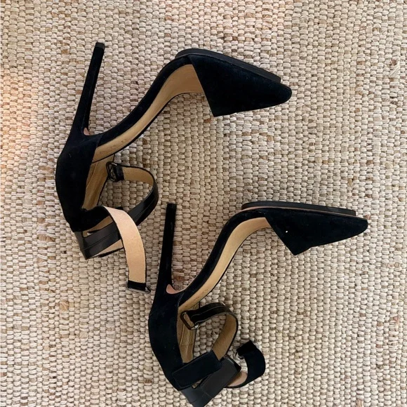 LAMB Suede Cuff Heels - Picture 7 of 8